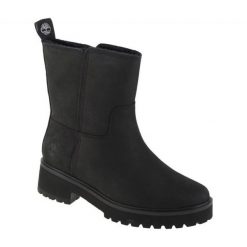 Buty Timberland Carnaby Cool Wrmpullon TB1A5NS3015 czarne. Czarne botki bez wzorów, z futra, za kostkę, bez obcasa, bez zapięcia. Za 911.91 zł.