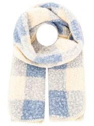 Zwillingsherz Szal "Karo & Teddy" w kolorze kremowo-błękitnym - 180 x 60 cm rozmiar: onesize. Brązowe szaliki i kominy Zwillingsherz, bez wzorów, z materiału. Za 108.74 zł.