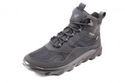 Buty do chodzenia damskie Ecco Mx Mid Gtx. Czarne buty trekkingowe ECCO, bez wzorów, z gore-texu, za kostkę, bez zapięcia, trekkingowe, gore-tex. Za 826.00 zł.
