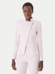 Rinascimento Marynarka CFC0127901003 Różowy Slim Fit. Czerwone marynarki i żakiety Rinascimento, xs, bez wzorów, z syntetyku, bez ramiączek. Za 579.99 zł.