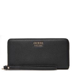 Duży Portfel Damski Guess. Czarne portfele Guess, z aplikacjami. Za 289.99 zł.