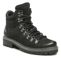 Trapery Lasocki. Czarne traperki Lasocki, bez wzorów, bez obcasa, bez zapięcia. Za 269.99 zł.