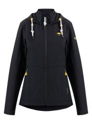 Schmuddelwedda Kurtka przeciwdeszczowa w kolorze czarnym rozmiar: M. Czarne kurtki przeciwdeszczowe Schmuddelwedda, m, bez wzorów, bez kaptura, outdoorowe. Za 290.57 zł.