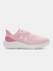 Buty do biegania damskie Under Armour Charged Pursuit 4. Czerwone buty do biegania Under Armour, bez wzorów, z gumy, bez zapięcia, do biegania. Za 180.99 zł.