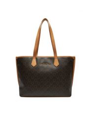 Valentino Torebka Lady Re VBS8GT02 Brązowy. Brązowe shopper bag Valentino, bez wzorów, ze skóry, bez dodatków. Za 399.99 zł.