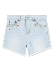 Levi's Kids Szorty dżinsowe w kolorze błękitnym rozmiar: 152. Niebieskie szorty Levi's Kids, z aplikacjami, z bawełny, klasyczne. Za 114.95 zł.