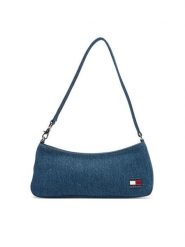 Tommy Jeans Torebka Tjw Cool Denim Shoulder Bag AW0AW19157 Niebieski. Niebieskie torebki klasyczne Tommy Jeans, bez wzorów, z denimu, bez dodatków. Za 489.99 zł.