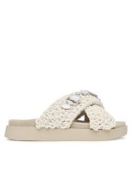 Inuikii Klapki Woven Stones 1004.003.0073 Biały. Białe klapki Inuikii, bez wzorów, z materiału, bez obcasa, bez zapięcia. Za 899.99 zł.