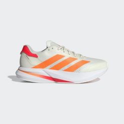 Buty Duramo Speed 2 Running. Białe buty do biegania adidas, bez wzorów, bez zapięcia, do biegania. Za 397.65 zł.
