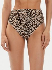 MICHAEL Michael Kors Dół od bikini MM29259 Beżowy. Brązowe bikini MICHAEL Michael Kors, bez wzorów, z syntetyku. Za 329.99 zł.