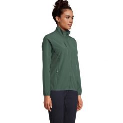 Damska Kurtka Soft Shell Falcon Zapinana Na Zamek Błyskawiczny. Czarne kurtki SOL'S, m, bez wzorów, z elastanu, bez kaptura. Za 363.99 zł.