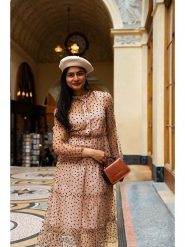 Maison héritage PARIS Skórzana torebka "Mini Luna" w kolorze jasnobrązowym - 17 x 12 x 10 cm rozmiar: onesize. Brązowe torebki klasyczne maison héritage PARIS, bez wzorów, z materiału, przez ramię, bez dodatków. Za 304.99 zł.