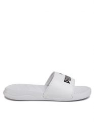 Puma Klapki Popcat 20 372279 02 Biały. Białe klapki Puma, bez wzorów, ze skóry, sportowe, bez obcasa, bez zapięcia. Za 149.99 zł.