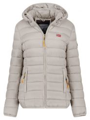 Geographical Norway Kurtka pikowana "Atikolor" w kolorze jasnoszarym rozmiar: S. Szare kurtki Geographical Norway, s, bez wzorów, bez kaptura. Za 208.83 zł.