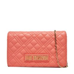 Torebka LOVE MOSCHINO. Pomarańczowe listonoszki Love Moschino, bez wzorów, bez dodatków. Za 309.99 zł.