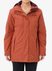 Płaszcz ocieplany damski Vaude Rosemoor Padded Parka. Czerwone płaszcze Vaude, na zimę, m, bez wzorów, bez kaptura. Za 709.49 zł.