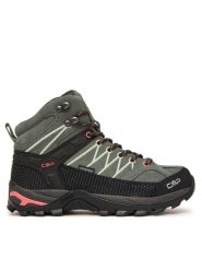 CMP Trekkingi Rigel Mid 3Q12946 Szary. Szare buty trekkingowe CMP, ze skóry, bez zapięcia. Za 529.99 zł.