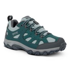Damskie buty trekkingowe Regatta Edgepoint IV. Szare trekkingi Regatta, bez wzorów, z materiału, bez zapięcia, outdoorowe. Za 252.00 zł.