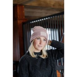 Czapka dla konia Kentucky Rubber Logo. Czerwone czapki zimowe KENTUCKY HORSEWEAR, bez wzorów, sportowe. Za 215.00 zł.