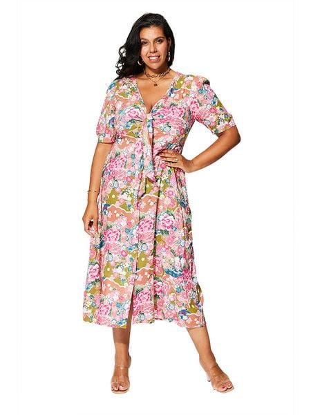 Aller Simplement Sukienka ze wzorem rozmiar: 50/52. Sukienki Aller Simplement, bez wzorów, klasyczne, bez kołnierzyka, bez ramiączek, maxi. Za 105.88 zł.