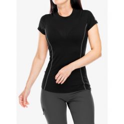 Koszulka merino damska Sensor Merino Active Tee S/S. Czarne t-shirty sportowe Sensor, s, bez wzorów, bez ramiączek. Za 245.99 zł.