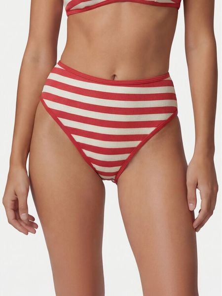 Tommy Hilfiger Strój kąpielowy UW0UW06408 Czerwony. Czerwone bikini Tommy Hilfiger, bez wzorów, z syntetyku. Za 161.99 zł.