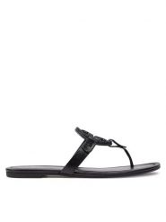 Tory Burch Japonki 145945 Czarny. Czarne japonki Tory Burch, bez wzorów, ze skóry. Za 1,429.00 zł.