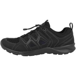 Buty sportowe damskie Ecco Terracruise Breathru. Czarne buty treningowe ECCO, bez wzorów, z materiału, bez zapięcia, trekkingowe. Za 558.10 zł.