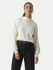 Vero Moda Sweter Nancy 10290748 Beżowy Regular Fit. Brązowe swetry Vero Moda, l, bez wzorów, z syntetyku, bez ramiączek. Za 119.99 zł.