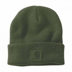 Czapka zimowa Carhartt Black Label Watch Hat. Zielone czapki zimowe Carhartt, bez wzorów, sportowe. Za 91.00 zł.