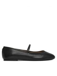 LAUREN RALPH LAUREN Baleriny Jayna 802977874001 Czarny. Czarne baleriny Lauren Ralph Lauren, bez wzorów, ze skóry, bez obcasa, bez zapięcia. Za 549.99 zł.