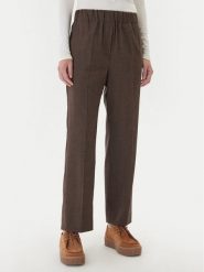 Weekend Max Mara Spodnie materiałowe Hataley 2525136022 Brązowy Regular Fit. Brązowe spodnie materiałowe Weekend Max Mara, bez wzorów, z materiału. Za 1,039.00 zł.