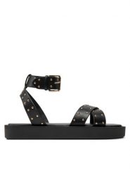 ONLY Shoes Sandały Onlmica-6 15335559 Czarny. Czarne sandały ONLY SHOES, bez wzorów, ze skóry, bez obcasa, na płaskiej podeszwie, bez zapięcia. Za 179.99 zł.