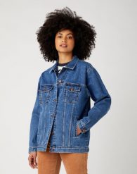 DAMSKA KURTKA PRZEJŚCIOWA WRANGLER HERITAGE JACKET RUMOURS W436-49-33V. Kurtki Wrangler, xs, bez wzorów, bez kaptura. Za 189.99 zł.