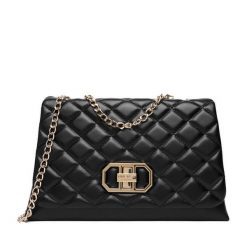 Torebka Nine West. Czarne kopertówki Nine West, bez wzorów, wizytowe, bez dodatków. Za 199.99 zł.