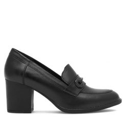 Półbuty Lasocki. Czarne półbuty wsuwane Lasocki, bez wzorów, bez obcasa, na obcasie. Za 219.99 zł.