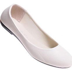 Pantofelek24 Beżowe damskie balerinki /G1-3 3666 T1/ 39. Brązowe baleriny Pantofelek24, bez wzorów, bez obcasa, bez zapięcia. Za 19.90 zł.