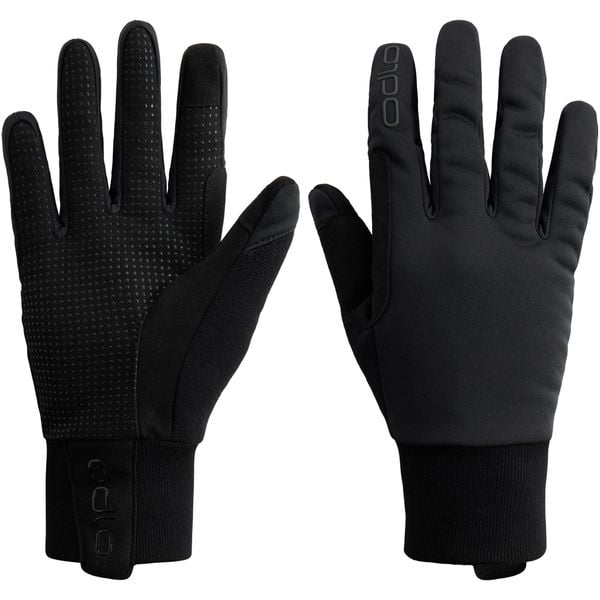 Rękawice Odlo Gloves full finger MULTISPORT WARM. Czarne rękawiczki ODLO, bez wzorów, sportowe. Za 249.99 zł.