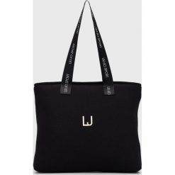 Liu Jo torebka kolor czarny. Czarne shopper bag Liu Jo, bez wzorów, na ramię, bez dodatków. Za 489.99 zł.