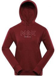 Alpine Pro Bluza "Werena" w kolorze bordowym rozmiar: XXL. Czerwone bluzy Alpine Pro, xxl, bez wzorów, bez ramiączek, z kapturem. Za 138.21 zł.