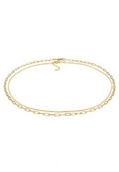 Elli PREMIUM Damski choker zestaw Basic wykonany ze srebra próby 925 Sterling Silver Naszyjniki 1 ct. Szare naszyjniki Elli PREMIUM, z materiału, srebrne. Za 628.99 zł.