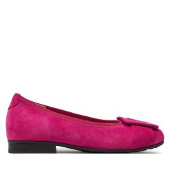 Baleriny Gabor. Czerwone baleriny Gabor, bez wzorów, bez obcasa, bez zapięcia. Za 399.99 zł.