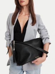 Nine West Torebka CEO-PRINCE STAR-LDA9530 Czarny. Czarne torebki klasyczne Nine West, bez wzorów, ze skóry, retro, bez dodatków. Za 229.99 zł.
