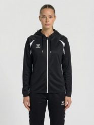 Damska bluza dresowa z kapturem Hummel Core 2.0. Białe bluzy Hummel, xl, bez wzorów, z dresówki, klasyczne, bez ramiączek, z kapturem. Za 302.50 zł.