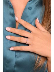 DIAMANTA Złoty pierścionek "Brillant Lucia" z diamentami rozmiar: 58. Szare pierścionki DIAMANTA, z diamentem, złote. Za 2,087.99 zł.