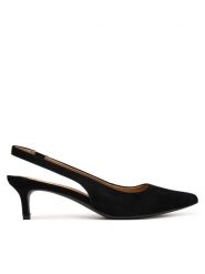 LAUREN RALPH LAUREN Szpilki Lolah II 802959263009 Czarny. Czarne szpilki Lauren Ralph Lauren, bez wzorów, ze skóry, bez obcasa, na szpilce, bez zapięcia. Za 689.99 zł.