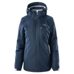 Kurtka damska ocieplana Hi-Tec Lady Orebro II - granatowa, Rozmiar L. Brązowe kurtki Hi-tec, na zimę, l, bez wzorów. Za 239.99 zł.