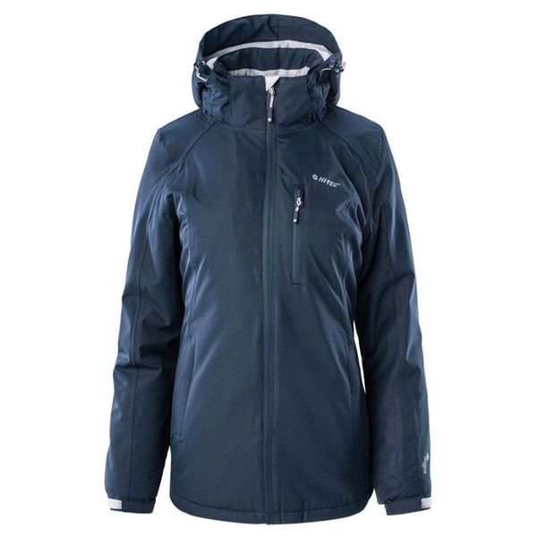 Kurtka damska ocieplana Hi-Tec Lady Orebro II - granatowa, Rozmiar L. Brązowe kurtki Hi-tec, na zimę, l, bez wzorów. Za 209.99 zł.