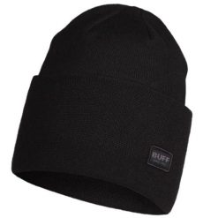 Czapka zimowa Buff Lifestyle Knitted Hat. Czarne czapki zimowe Buff, bez wzorów, sportowe. W wyprzedaży za 96.55 zł.