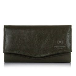 Portfel damski c.zielony PAOLO PERUZZI GA434. Zielone portfele PAOLO PERUZZI, bez wzorów, ze skóry. Za 69.99 zł.